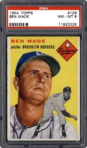 1954 Topps Ben Wade