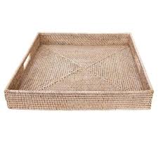 Rattan Square Tray Woven Trays Tray Rattan