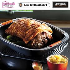 With an unrivaled selection of bold, rich colors in a range of finishes and materials. Le Creuset Rectangular Roaster 33 Cm Cookfunky