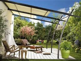 Anbaupergola Sydney Mit Verstellbarer Markise Gartenmobel Anbaupergola Garten Aussere Terassenideen Pergola Anbaupergola