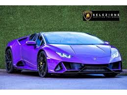 The interior color options have been expanded to include giallo belenus. Lamborghini Huracan Lila Gebrauchtwagen Gebrauchtwagen Suchen Das Parking