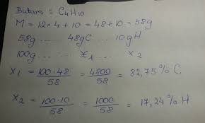 Suma tuturor procentelor de masă ar trebui să fie de până la 100%. Calculeaza Compozitia Procentuala De Masa A Butanului Please Brainly Ro
