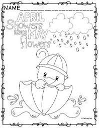 April showers bring may flowers and enjoy our. April Showers Bring May Flowers Coloring Pages