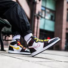 Jordan 1 Retro High Defiant White Black Gym Red Air Jordan 1 Defiant Dynamic Yellow Cd6579 071 In 2020 Air Jordans Jordan 1 Retro High Jordan 1 High Og