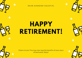 Check spelling or type a new query. Free Printable Customizable Retirement Card Templates Canva