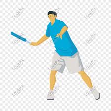 Photo De Homme De Vecteur De Dessin Anime Tenant Une Raquette De Tennis P Numero De L Image610906738 Format D Image Psd Fr Lovepik Com