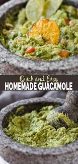 Homemade Simple Healthy Guacamole Recipe Restaurant Style Recipe Healthy Appetizers Recipes Clean Eating Snacks
