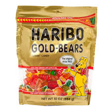 Haribo gummy bears made in brazil: Haribo Gold Bears Gummi Candy 10 Oz Stand Up Bag