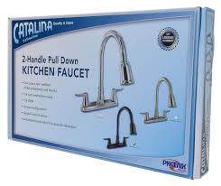 Qomolangma touchless kitchen faucet with 2 modes pull down sprayer, automatic motion sensor kitchen faucet with single handle, fingerprints resistant,matte black. Catalina 2 Handle Pull Down Kitchen Faucet 8 Rubbed Bronze W Rubbed Bronze Lever Handles Valterra Com