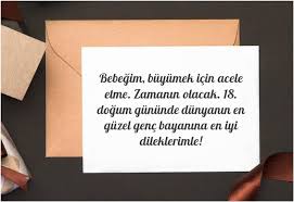 Otuz yaşında irademe sahip olabildim. 18 Yas Dogum Gunu Mesajlari Sozrehberi