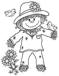 Scarecrow Coloring Pages Free Printable Fall Coloring Pages Coloring Pages
