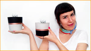 Daha büyük kabın içine küçük olanı yerleştirin. Yogurt Kabindan Beton Saksi Yapimi Homify