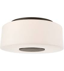 barbara barry acme 3 light 16 inch bronze flush mount ceiling light large
