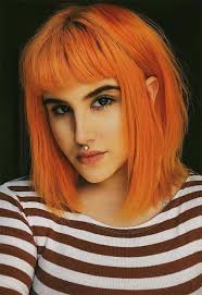 Stick to the one that is one level lighter than the color you want to receive in the end. 59 Fiery Orange Hair Color Shades Orange Hair Dyeing Tips Hair Color Orange Burnt Orange Hair Orange Hair Dye