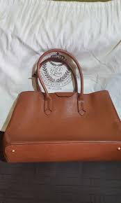 Burberry logo plaque Tote Bag Black FARFETCH IN