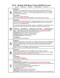 Ccu Bedside Shift Report Template Nurse Report Sheet Report Template Resume Builder