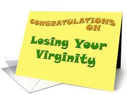Congratulations On Losing Your Virginity Card Congratulations Card Feel Better Cards Party Card