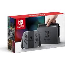 Nintendo Switch Console With Gray Joy Con With Images Nintendo Switch System Nintendo Switch Games Nintendo Switch