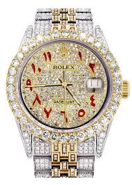 24k having the rolex new rose gold/ steel mens datejust il 126331 41mm 18k everose iced out diamond 29.55 ct watch 57% off retail. Iced Out Rolex Iced Out Watch Iced Out Diamond Rolex Frostnyc