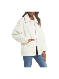Ugg Jackeline Women S Teddy Bear Faux Fur Jacket 1107550 Walmart Com