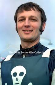 Sam Fisher victory photo with starter Kenny Golden. Barry Boyd photo from  Dorney Park