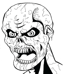 Sometimes it's just more fun to send your friends a little scare on halloween. Scary Halloween Coloring Pages Easy