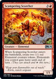 Most of the deck has remained unchanged since the new set's release, but the new cards give the deck a completely different feel. Mtg Jeff Budget Red Elementals 0 Rares Mono Red Aggro Deck In M20 Standard The Mana Base