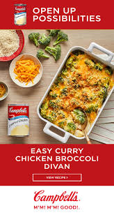 Chicken Broccoli Curry Casserole Campbells Soup Recipes Broccoli Curry Easy Chicken Curry