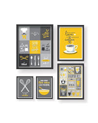 Dining Room Wall Art Modern Kitchen Art Yellow Kitchen Decor Yellow Kitchen Art Yellow Gray Home Decor Unframed Yellow Kitchen Yellow Kitchen Walls Dining Room Wall Art