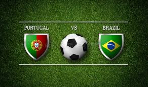 República federativa do brasil), is the largest country in both south america and latin america. Football Match Schedule Portugal Vs Brazil Flags Of Countries Stock Illustration Illustration Of Goal Portugal 115746116