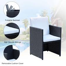 Check spelling or type a new query. 9 Pieces Rattan Garden Furniture Set With 1 Rattan Dining Table And 4 Rattantree Uk