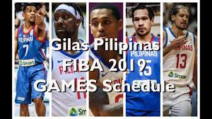 Mark your calendars as gilas pilipinas hosts continental rivals in the clark bubble in june full story Gilas Pilipinas Fiba 2019 Games Schedule Youtube