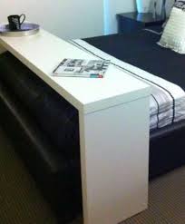 Start with a bed frame available in a variety of sizes like queen bed frame, twin bed frame, king size bed frame, california king bed frame, twin xl bed frame etc. Malm Ikea Bed Table Discontinued Rolls Eyes Furniture Home Living Furniture Tables Sets On Carousell