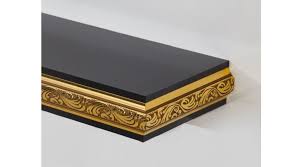 Cirino Gizli Duvar Rafi Siyah Buyuk Vivense Duvar Siyah Oturma Odasi