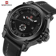 Maybe you would like to learn more about one of these? Naviforce Mens Sport Leather Waterproof Wrist Watch With Original Box Jam Tangan Shopee Malaysia