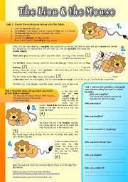 Check spelling or type a new query. English Exercises The Lion And The Mouse