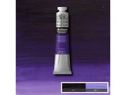 Dioxazine violet pv37 is a lightfast, semitransparent, heavily staining, very dark valued, dull violet pigment. Winsor Newton Artisan 200ml S1 229 Dioxine Purple Van Beek Art Supplies