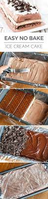 Ice Cream Cake Recipe This No Bake Ice Cream Cake Can Be Prepared In About 5 Minutes Plus Freezing T Desserts Dessert Recipes No Bake Ice Cream Cake Recipe