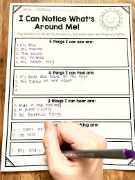 Use This Free Mindfulness Worksheet To Help Your Elementary Students Be Focused In School Counseling Activities Coping Skills Activities Mindfulness Activities