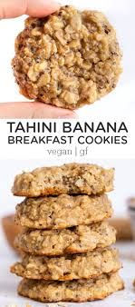 Tahini Banana Breakfast Cookies Vegan Gf Simply Quinoa Recipe In 2020 Banana Breakfast Cookie Breakfast Cookies Breakfast Cookies Healthy