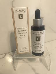 Naturebell hyaluronic acid supplements, 250mg hyaluronic acid with 25mg vitamin c per serving, 200 capsules, supports skin hydration, joints lubrication, antioxidant and immune system. Strawberry Rhubarb Hyaluronic Serum Serenity Day Spa