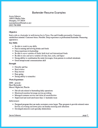 Nice Impressive Bartender Resume Sample That Brings You To A Bartender Job Resume Examples Resume Skills Resume Writing Samples