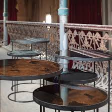 I was surprised, actually, by how heavy they are & how well they're made. Buy Ethnicraft Nesting Side Table Set Clear Amara