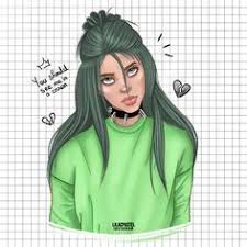 Billie Eilish You Should See Me In A Crown Vinyl You Should See Me In A Crown Billie Billie Eilish Girl Drawing