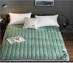 Comfortable Non Slip Mattress Topper Cotton Mattress Tatami Mats Mat Cushion Folding For Bedroom Student Dor In 2020 Mattress On Floor Mattress Pad Cover Best Mattress