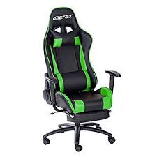 Amazon Com Merax Racing Style High Back Gaming Chair Ergonomic Design Office Chair Swivel Computer Chair With Footrest Gr Gaming Chair Chair Game Room Chairs