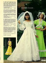 1976 J C Pennys Wedding And Bridesmaid Dresses I Think My Cousin Had One Of These Her Was Wedding Gowns Vintage Vintage Bridal Fashion Bridal Gowns Vintage