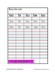 Asalamualaikum.sy copy ye latihan diatas.minta dihalakan.terima kasih pada yg sudi berkongi ilmu. Latihan Menulis Suku Kata Terbuka Docx