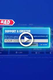 Basically, the fans declare the support for the creator. New Creator Code Intro Intro Youtube Intro Fortnite