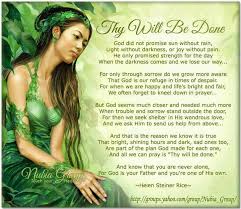 Thy Will Be Done Helen Steiner Rice Helen Steiner Rice Poems Helen Steiner Rice Christian Poems